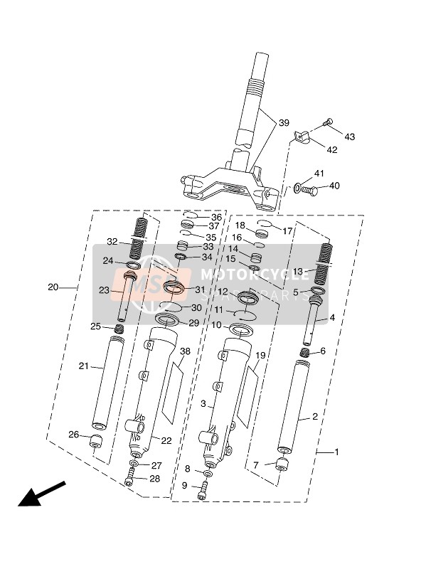 5RWF33170000, Kabelhalter, Yamaha, 5